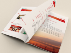 西安宣传单印制 免费设计制作双面三折页 企业画册宣传册